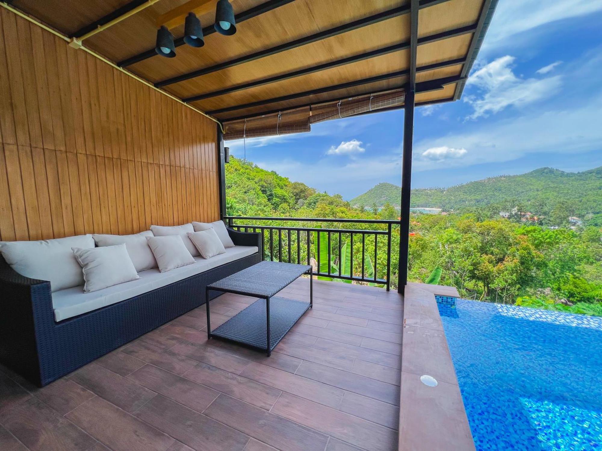 Baan View Talay Pool Villas Thong Nai Pan Yai Rum bild